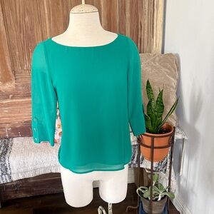Naked Zebra Green Blouse